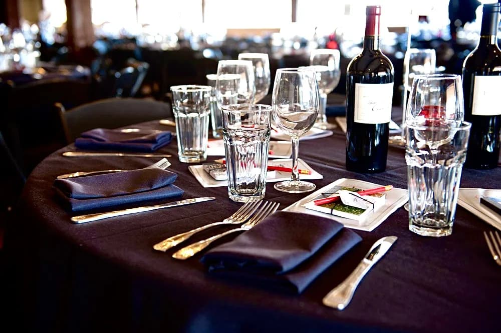 Private dining setup in the Overkill Room at Killer Shrimp Marina del Rey